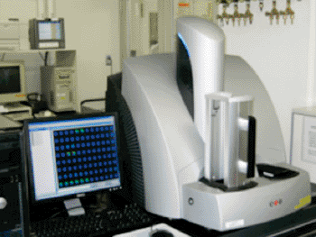 Imagen: Sistema de análisis múltiplex para electroquimioluminiscencia (Fotografía cortesía de Meso Scale Discovery).